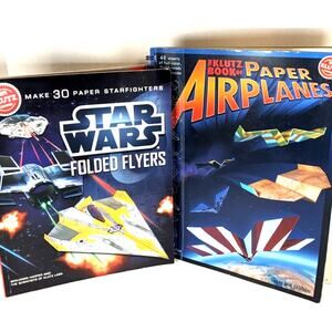 The KLUTZ Book of Paper Airplanes/Star Wars Folded Fliers Kids Activity Books